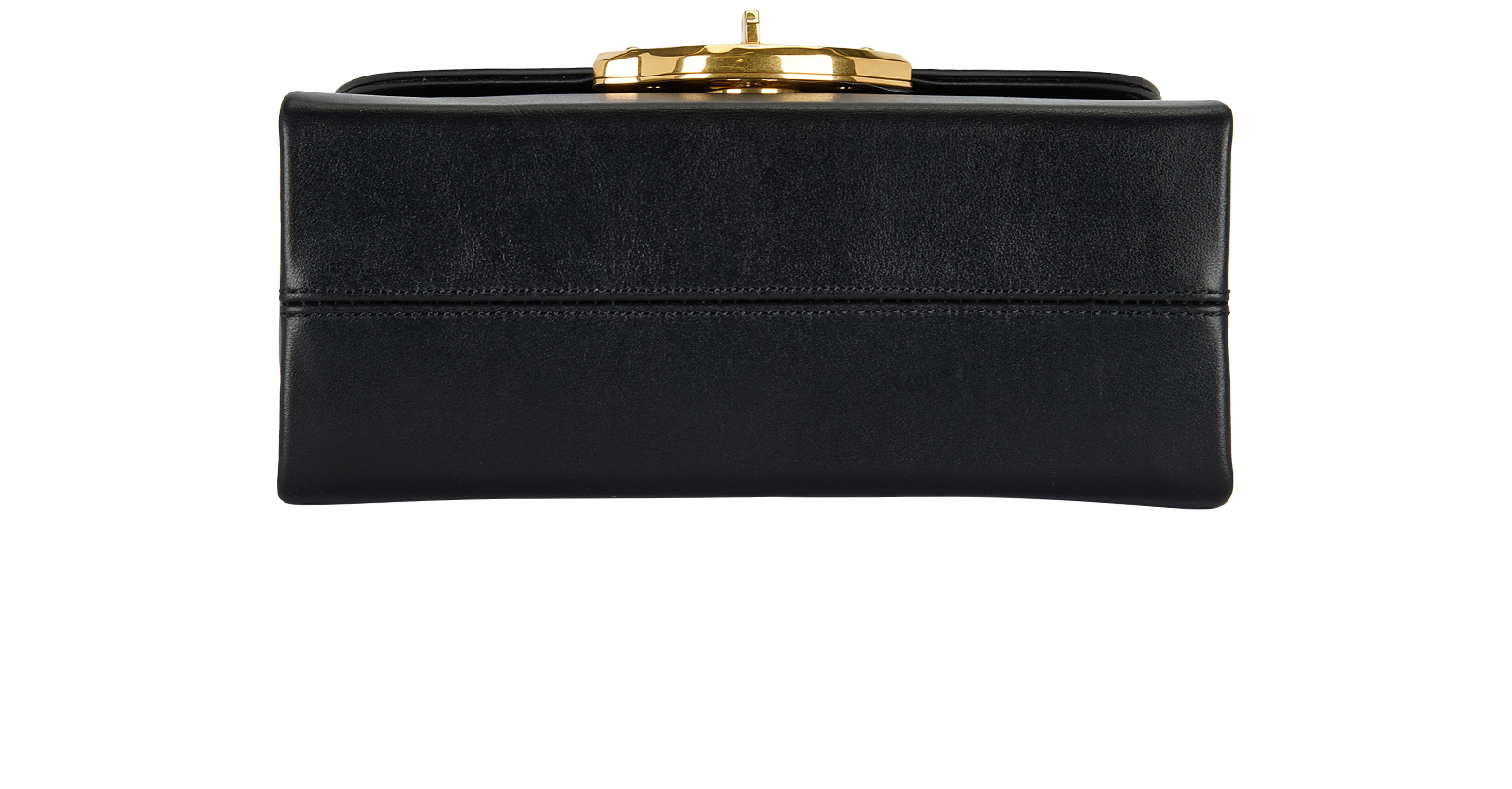 Small Lana Top Handle Bag, &pound;595, Handbags, Black, Leather, Top view